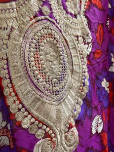 Floral Purple Kurta