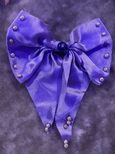 Red Jeweled Hair Bow