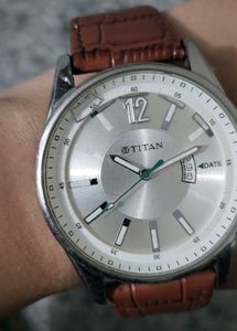 Titan Mens Watches with silver Big Dial🌸