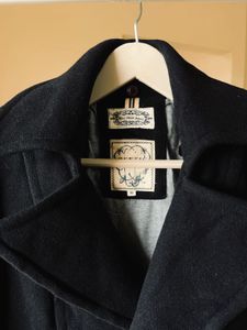 Classic Navy Blue Pea Coat