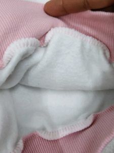 Cute Pink &amp; White 'Milk' Sweatshirt