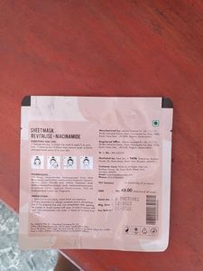 Zudio NIACINAMIDE and SALICYLIC ACID sheetmasks