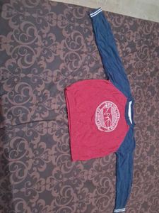 Stylish Red & Blue Sweater