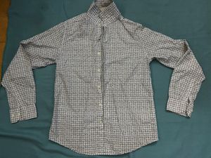 White Casual Invictus Printed Shirt