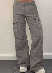 Y2k Gray Cargo Pants!
