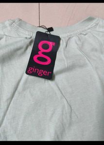 Ginger Printed Pullover Sweatshirt New With Tag