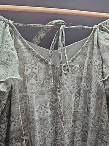 Off-Shoulder Ruffle Dress