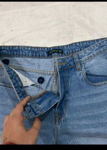 Ripped Wide Leg Jeans