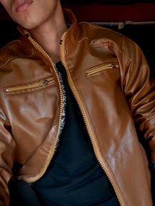 Stylish Brown Leather Jacket