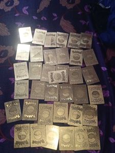 Gold Pokemon Card Collection