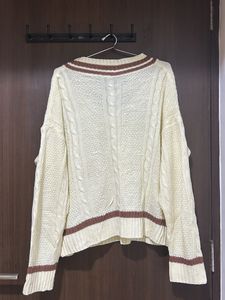 Preppy Cable Knit Sweater