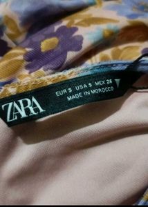 Zara Floral Bodycon Mini Dress