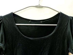 Navy Blue &amp; Black Little Dress
