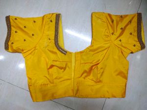 💛Yellow Maggam Work Blouse