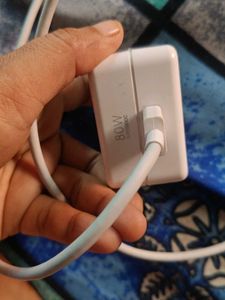 realme 80W adapter with cable