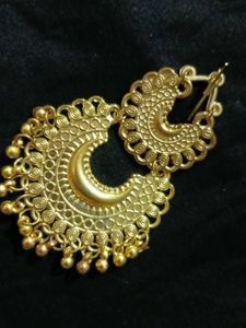 Golden Dangle Earrings