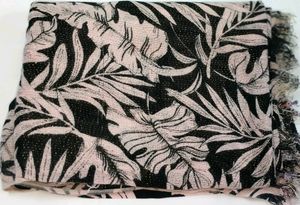 Dupatta Stool Silver Glitter designer piece