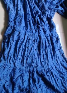 Sale! Zara Dupe Boho Navy Blue Dress