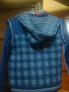Boys_kids_sweater With Half Jacket