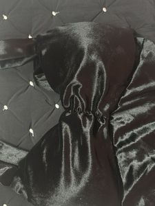 Chic Black Satin Camisole Top