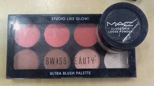 SWISS BEAUTY Palette + MAC Loose Powder