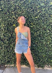 Koovs Denim Overalls/Dungaree❤️‍🔥| Frayed Hem