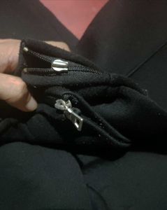 Winter Black Nightwear Windproof Material Pants