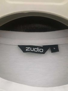 White Graphic Crop Top