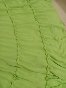 georgette one piece with heavy flare and can can .. wore 1-2 time