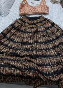Blouse And Ethnic Skirt