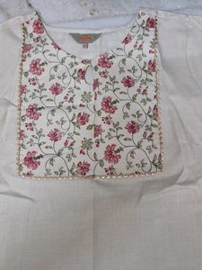 Elegant Floral Print Kurta Set