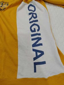 Yellow Athletic Long Sleeve T-Shirt