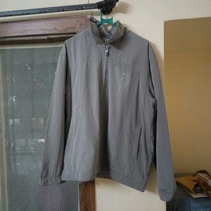 Gray Zip-Up Jacket