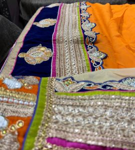 Pure Chiffon Party Wear Saree | Heavy Work