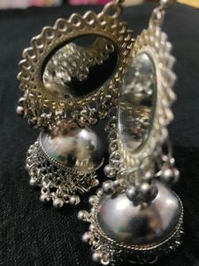 Black Metal Earrings