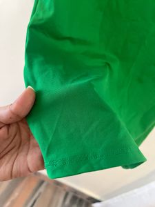 Green Square Neck Top H&amp;M