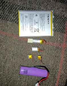 3.7v Battery Pack Of 5pc