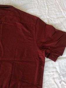 Maroon Casual Shirt