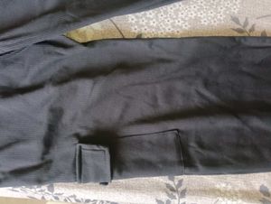 Black Cargo Style Pants