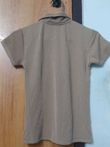 Striped beige Tee