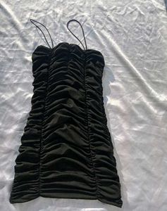 Brand New (Urbanic) Black Bodycon Ruched Dress