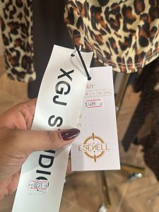 Leopard Print Long Sleeve Top