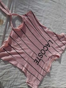 Pink Crop Top
