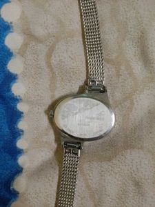 Fastrack Silver Watch For Women