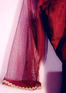 Purple Festive Wear Net Kurti 💜✨