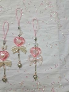 Pink Magic Wand Phone Charms