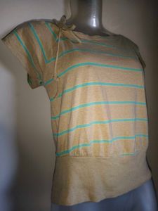 🎁Buy 1, Get 1 Free🎁Striped Casual Top S/ M