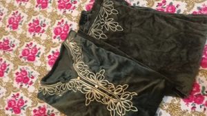 Elegant Velvet Kurta Set