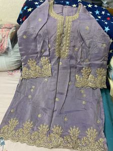 Elegant Purple Kurta Set New