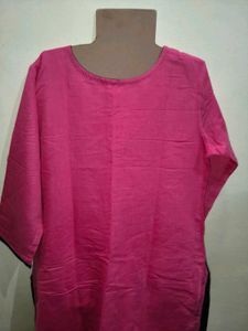 XXL Pink &amp; Black  Only Kurta